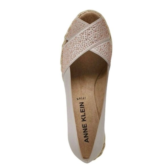 ANNE KLEIN EZZIE Women's Espadrille Wedge Heel - Picture 5 of 7